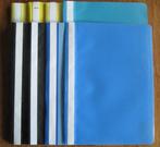 8 opbergmappen A-4 van plastic, Diversen, Schrijfwaren, Ophalen of Verzenden, Zo goed als nieuw