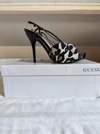 Guess Hakken Dierenprint Maat 37, Ophalen of Verzenden, Zo goed als nieuw, Zwart, Schoenen met hoge hakken