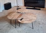 Set van ronde salontafels. Zo goed als nieuw!, Huis en Inrichting, Ophalen, 50 tot 100 cm, Rond, 50 tot 100 cm