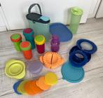 Tupperware kan 2 x - tumbobekers - quickbite - vleeswaren, Ophalen of Verzenden, Zo goed als nieuw, Beker of Kan