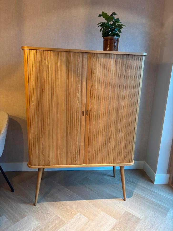 Zuiver dressoir kast Barbier, Huis en Inrichting, Kasten | Dressoirs, Gebruikt, 100 tot 150 cm, 25 tot 50 cm, Met deur(en), Met plank(en)