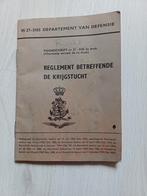 Reglement Krijgstucht - Defensie Voorschrift 1974, Ophalen of Verzenden, Overige soorten, Nederland, Boek of Tijdschrift