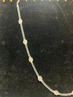 Zilver 925 Mattenklopper Ketting 59 CM 25.7 Gram, Ophalen of Verzenden, Zo goed als nieuw, Zilver, Zilver