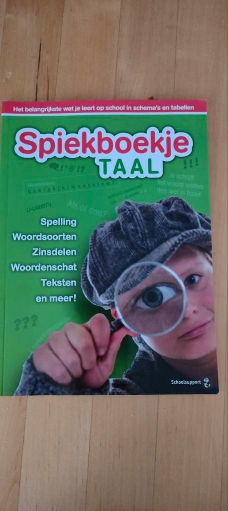 Spiekboekje Taal - Schoolsupport, Boeken, Studieboeken en Cursussen, Gelezen, Niet van toepassing, Ophalen