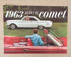 1963 Ford Mercury Comet V8 zeer mooie brochure/autofolder, Verzenden, Zo goed als nieuw, Ford