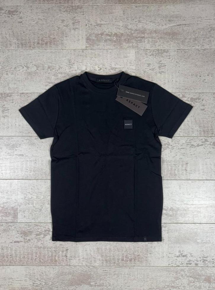 Aspact Zwart T-Shirt - Helemaal Nieuw - Maat S, Kleding | Heren, T-shirts, Nieuw, Maat 46 (S) of kleiner, Zwart, Ophalen of Verzenden