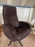 Draai- en relaxfauteuil van woonexpress, Huis en Inrichting, Fauteuils, Ophalen, Minder dan 75 cm, Leer, Zo goed als nieuw
