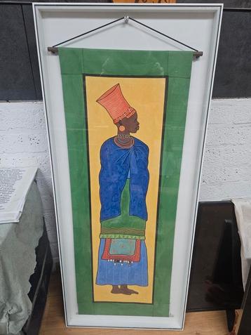 Ingelijste doek beschikbaar voor biedingen