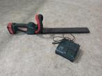 Metabo AHS18-55V Heggenschaar -0812 (incl lader en accu), Ophalen of Verzenden, Gebruikt, Accu, Metabo
