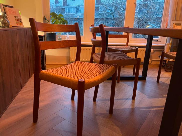 Otto Moller stoelen model 84 6 stuks - perfecte staat!, Huis en Inrichting, Stoelen, Zo goed als nieuw, Ophalen