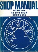 Honda SS50 SS50 M CD50 CD65 werkplaatsboek, Ophalen of Verzenden, Zo goed als nieuw