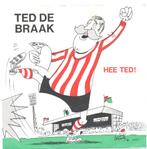 Ted de Braak- Hee Ted.. Dick Bruinestein tekening!!!!!, Verzenden, Gebruikt, Overige formaten, Levenslied of Smartlap