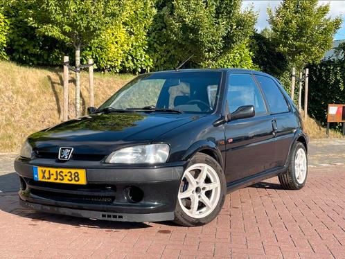 Peugeot 106 1.6 Sport 16V, Auto's, Peugeot, Particulier, Benzine, Hatchback, Handgeschakeld, Origineel Nederlands, Zwart, Voorwielaandrijving
