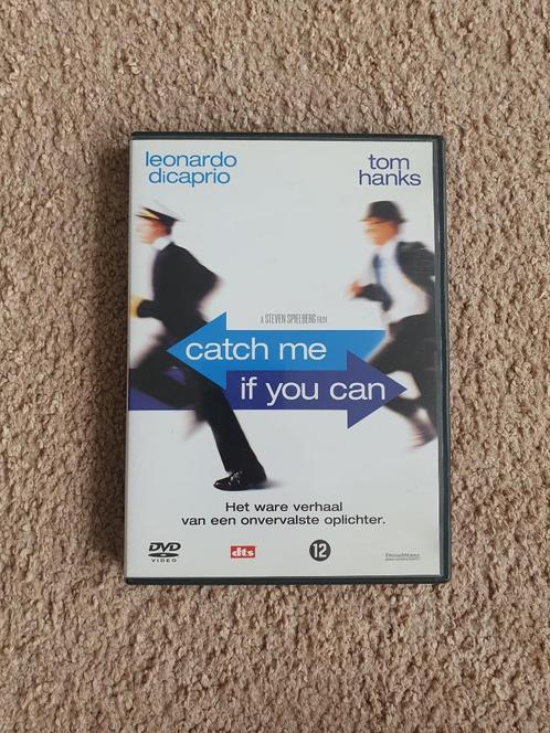 DVD Catch me if you can 2002 met Leonardo DiCaprio Tom Hanks, Cd's en Dvd's, Dvd's | Thrillers en Misdaad, Gebruikt, Vanaf 16 jaar