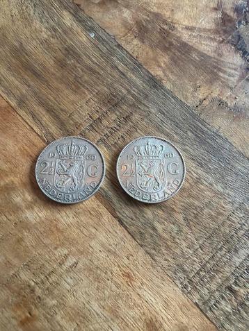 2 Rijksdaalders 1960 - Juliana beschikbaar voor biedingen