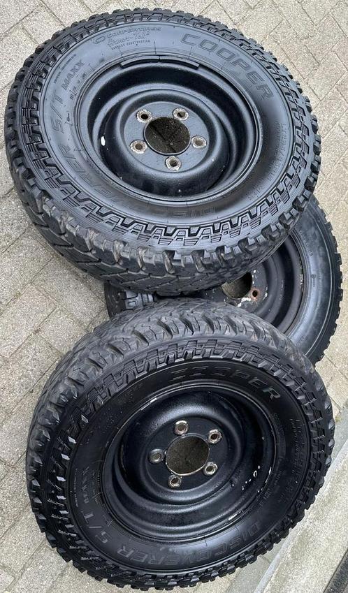 land rover defender boost velgen met cross banden 5 stuks, Auto-onderdelen, Banden en Velgen, Banden en Velgen, All Season, 16 inch