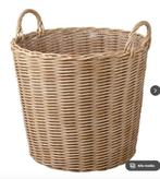Rieten plantenbak, Tuin en Terras, Bloembakken en Plantenbakken, Ophalen, Overige materialen, Binnen, Minder dan 60 cm