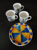Villeroy en Boch Circus 3 kopjes en 3 schoteltjes, Ophalen, Zo goed als nieuw, Overige stijlen, Kop(pen) en/of Schotel(s)