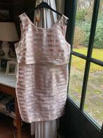 mj/JACQUES VERT/jurk/cocktailjurkje/44/46/roze/zilver, Kleding | Dames, Gelegenheidskleding, Verzenden, Maat 46/48 (XL) of groter