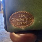 Chesterfield 2-zits bank Charlston antiek groen, 150 tot 200 cm, Chesterfield, Ophalen of Verzenden, Rechte bank