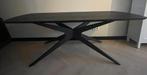 Moderne Eettafel Suzanne - Zwart - Leen Bakker, Huis en Inrichting, Tafels | Eettafels, Ophalen, Gebruikt, 200 cm of meer, 50 tot 100 cm
