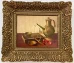OLIEVERF SCHILDERIJ PIETER WILHELM MILLENAAR. Stilleven kers, Antiek en Kunst, Ophalen of Verzenden