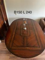 Schitterende Jugendstil Tafel, Ophalen, Gebruikt, 100 tot 150 cm, Eikenhout