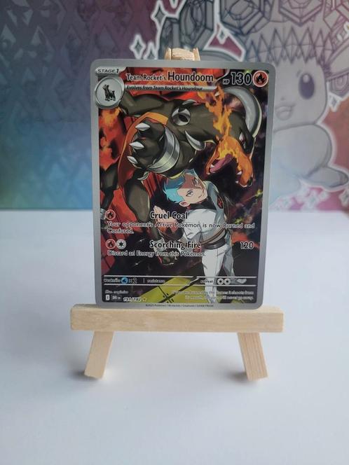 Houndoom #191/182 Pokémon Destined Rivals, Hobby en Vrije tijd, Verzamelkaartspellen | Pokémon, Nieuw, Losse kaart, Foil, Verzenden