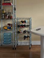 IKEA Omar Wijnrek - Praktisch en Stijlvol, Ophalen, 15 tot 25 flessen, Zo goed als nieuw, Metaal