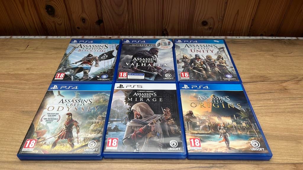 Assassins creed games, Avontuur en Actie, Gebruikt, Vanaf 18 jaar, 1 speler