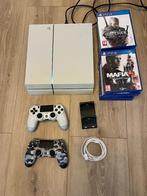 PS4 met 2 controllers, 12 spellen en oplaadstation, Spelcomputers en Games, Spelcomputers | Sony PlayStation 4, Met 2 controllers