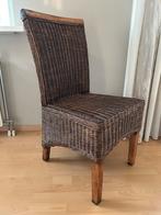 Mooie rieten stoel, Ophalen, Bruin, Riet of Rotan, Zo goed als nieuw