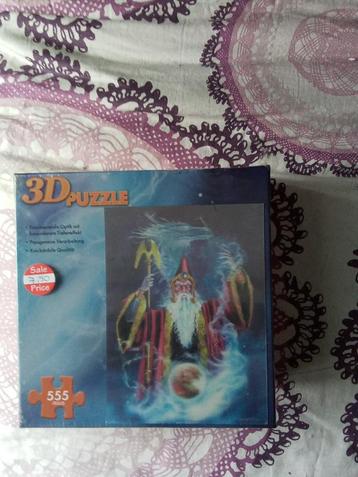 nieuw 3D puzzel tovenaar 555 / 3D puzzel wolven 500 stukjes beschikbaar voor biedingen
