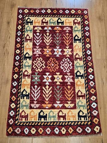 Handgeknoopt oosters tapijt modern design 125x78 beschikbaar voor biedingen