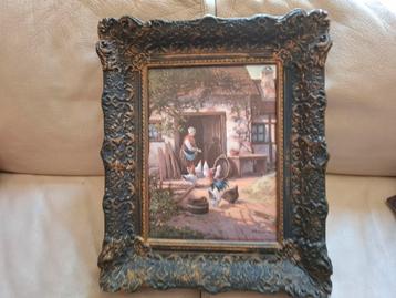 KIPPEN OP BOERDERIJ,€ 44,-,46X58CM,ZIE MIJN OV.ADV. beschikbaar voor biedingen