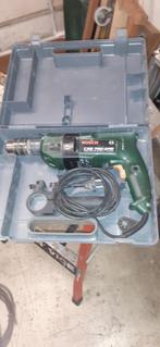 Boormachine met boorstandaard., Doe-het-zelf en Verbouw, Variabele snelheid, Ophalen, Boormachine, Gebruikt