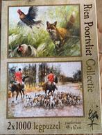 2 PUZZELS 1000 STUKJES, Ophalen of Verzenden, Zo goed als nieuw