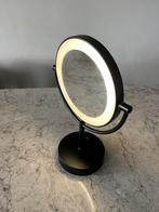 Wiesbaden Home spiegel Ø20cm LED 3000K vergroot 5x mat zwart, Huis en Inrichting, Woonaccessoires | Spiegels, Minder dan 50 cm