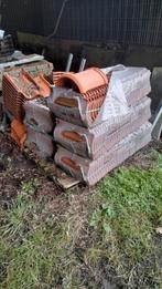 Terracotta Dak en nok pannen Nibra OVH pan H-10, Ophalen, Gebruikt, Steen of Klei, 5 tot 10 m²