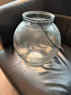 Grote glazen vaas, Huis en Inrichting, Woonaccessoires | Stolpen, Ophalen, Zo goed als nieuw