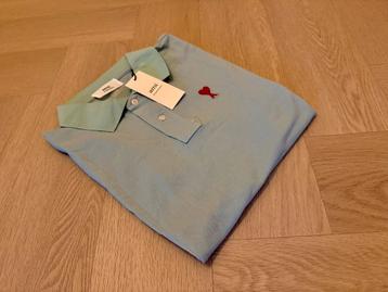AMI Paris Polo Shirt Mintgroen | Maat L | Nieuw beschikbaar voor biedingen