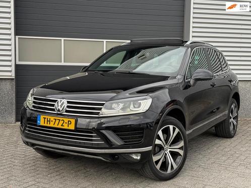 Volkswagen Touareg 3.0 TDI R-line Pano Xenon trekhaak, Auto's, Volkswagen, Bedrijf, Te koop, Touareg, 4x4, ABS, Achteruitrijcamera
