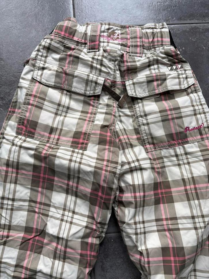 Geruite Protest skibroek - maat 152/158, Kinderen en Baby's, Kinderkleding | Maat 152, Broek, Ophalen of Verzenden
