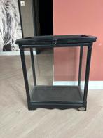 Glazen Vitrinekastje, Huis en Inrichting, Ophalen, Met plank(en), Minder dan 50 cm, Gebruikt