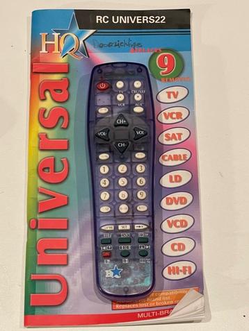 Nr.181: Remote /afstandsbediening RC Universe 22 beschikbaar voor biedingen