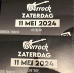 2 kaarten Oerrock zaterdag 11 mei 2024, Tickets en Kaartjes, Concerten | Overige, Mei, Twee personen