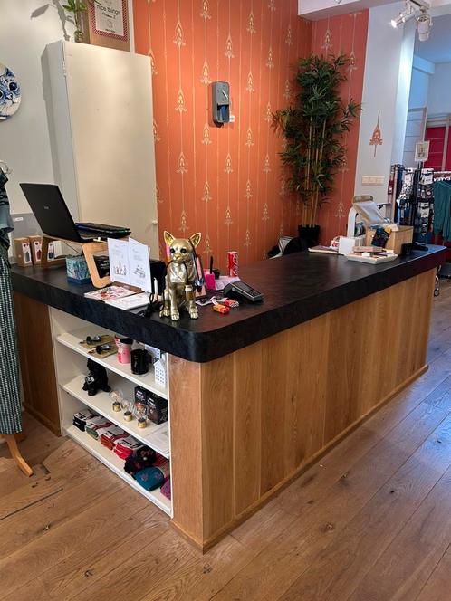 Mooie Houten Balie te koop, Huis en Inrichting, Barren, Gebruikt, Ophalen