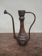 Antieke Koperen Waterkan / Schenkkan - 33cm, Antiek en Kunst, Antiek | Koper en Brons, Ophalen of Verzenden
