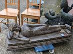 Grote bronzen boeddha 135 breed. Midden vorige eeuw, Ophalen