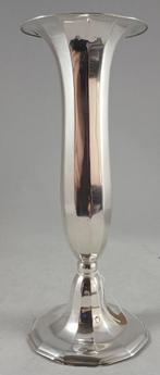 Zilveren Orchidee vaasje antiek 835 zilver, Antiek en Kunst, Antiek | Goud en Zilver, Ophalen of Verzenden, Zilver